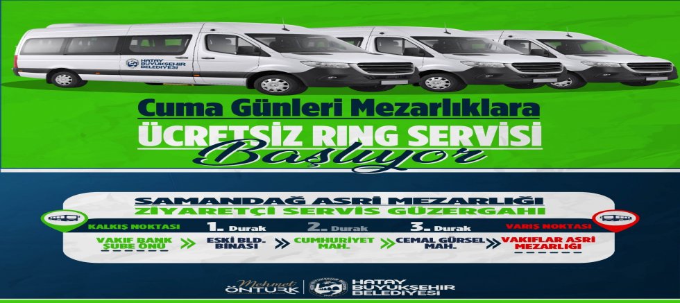 HBB’DEN VATANDAŞLARA ÜCRETSİZ MEZARLIK ULAŞIM HİZMETİ